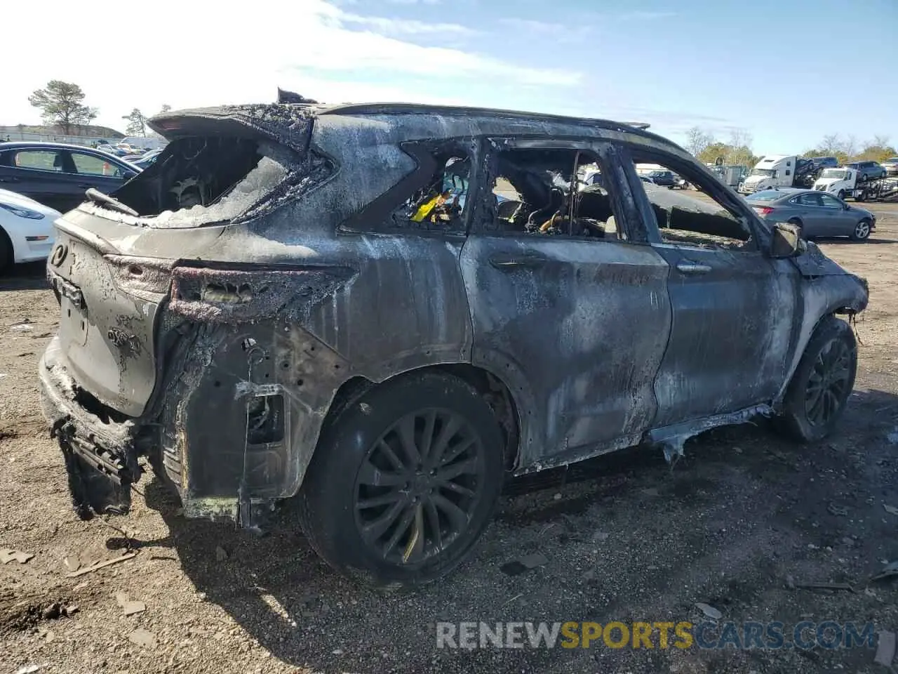 3 Photograph of a damaged car 3PCAJ5BB8SF102292 INFINITI QX50 2025