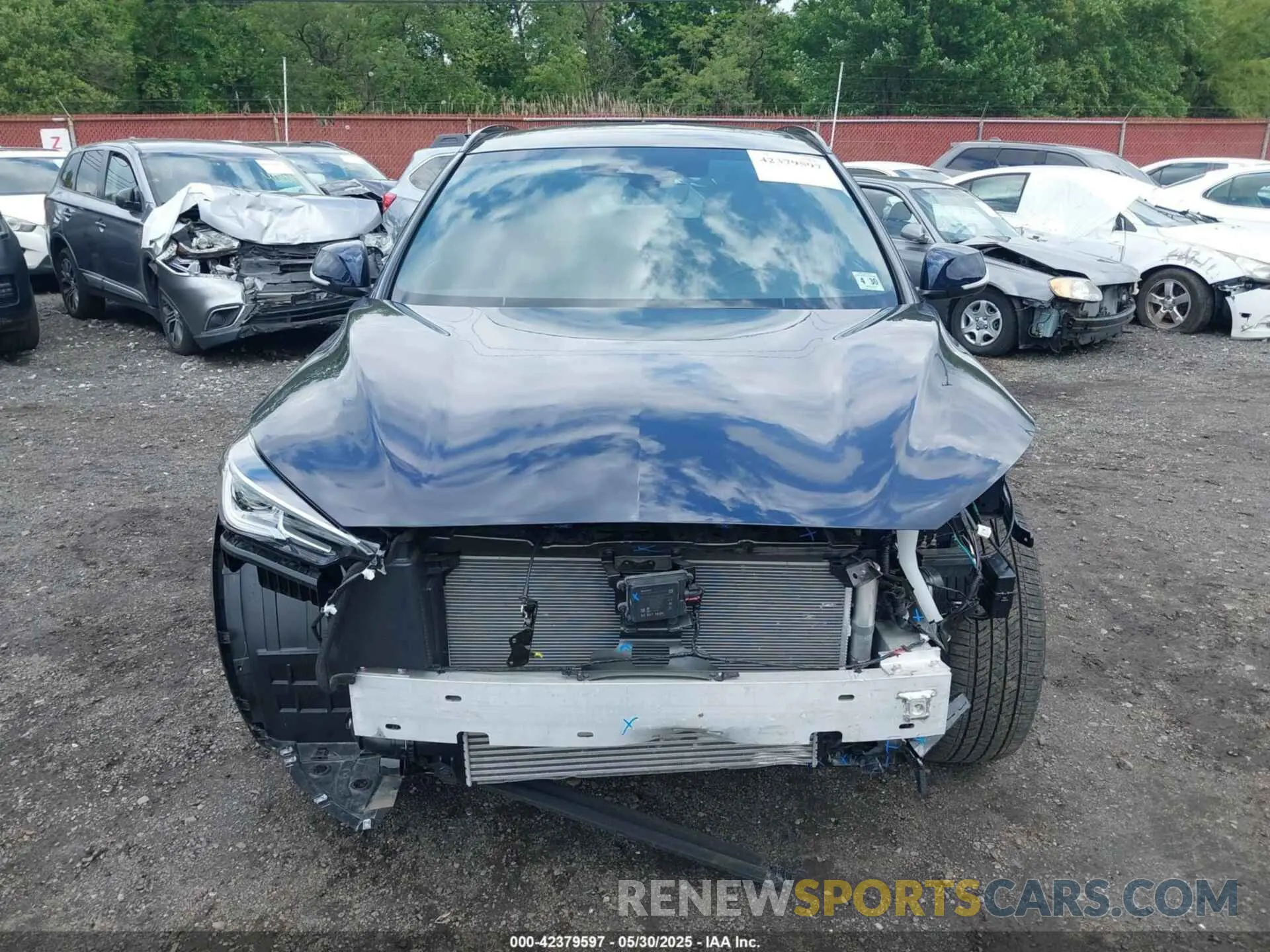 12 Photograph of a damaged car 3PCAJ5FB1SF107702 INFINITI QX50 2025
