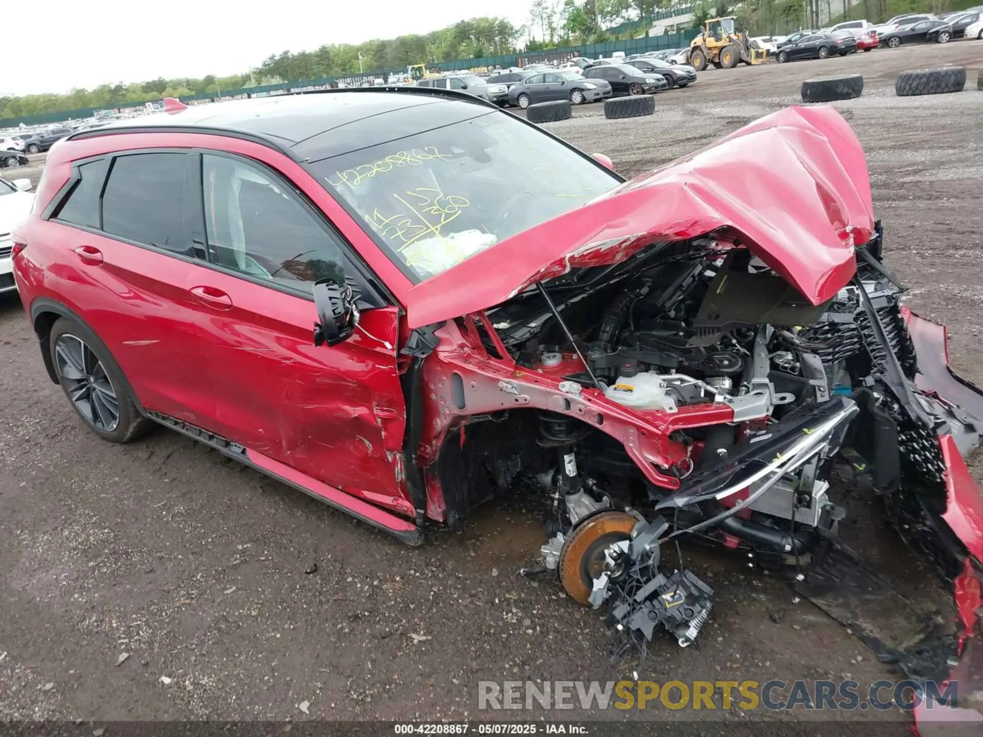 13 Photograph of a damaged car 3PCAJ5FB5SF103880 INFINITI QX50 2025