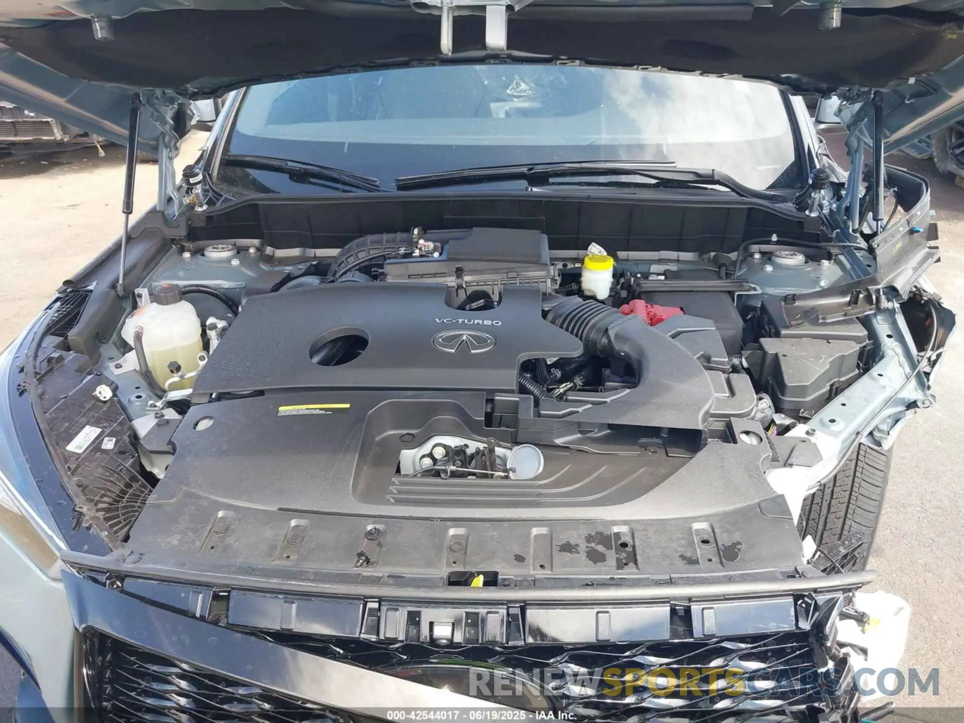10 Photograph of a damaged car 3PCAJ5FB5SF106391 INFINITI QX50 2025
