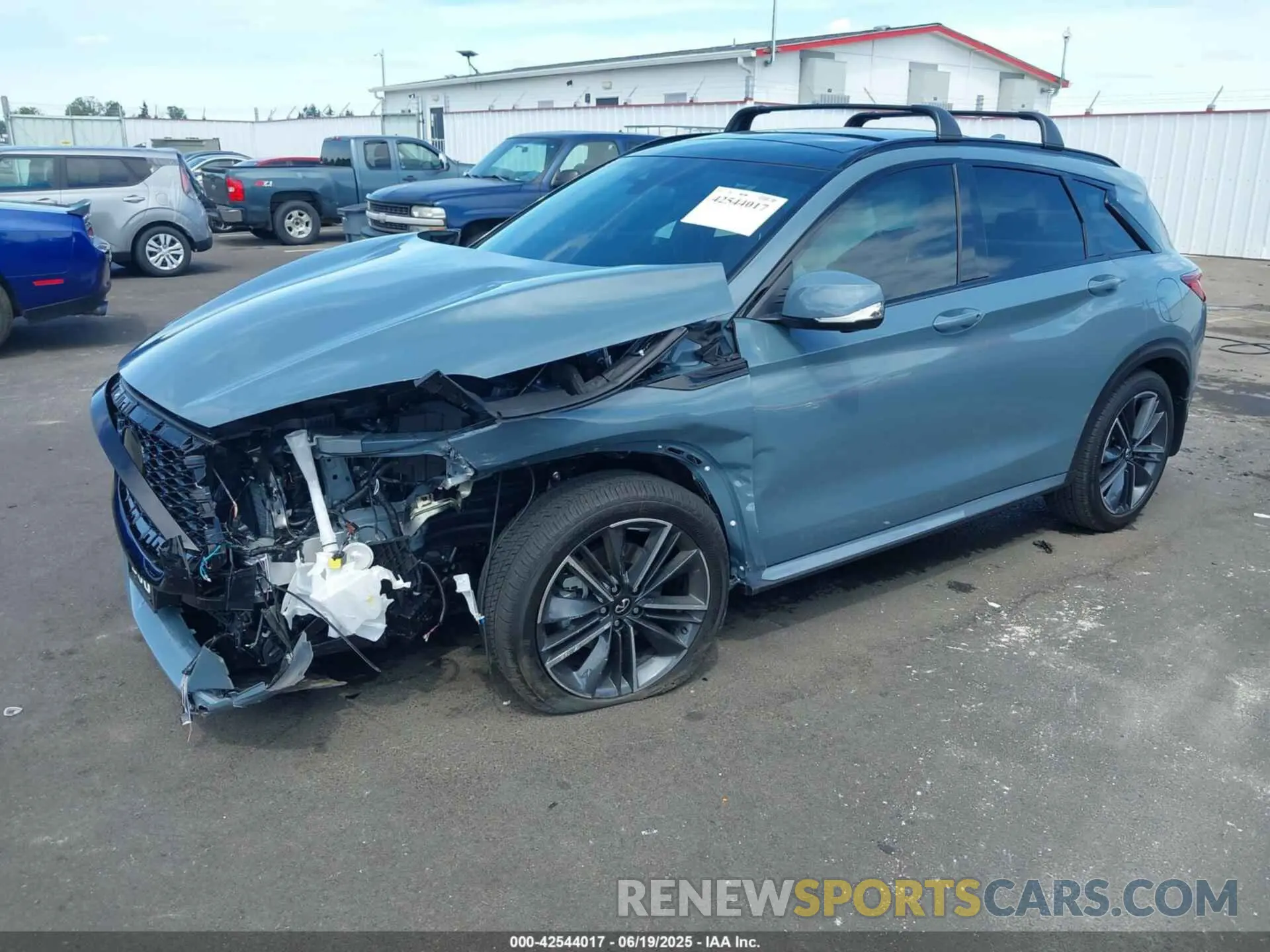2 Photograph of a damaged car 3PCAJ5FB5SF106391 INFINITI QX50 2025