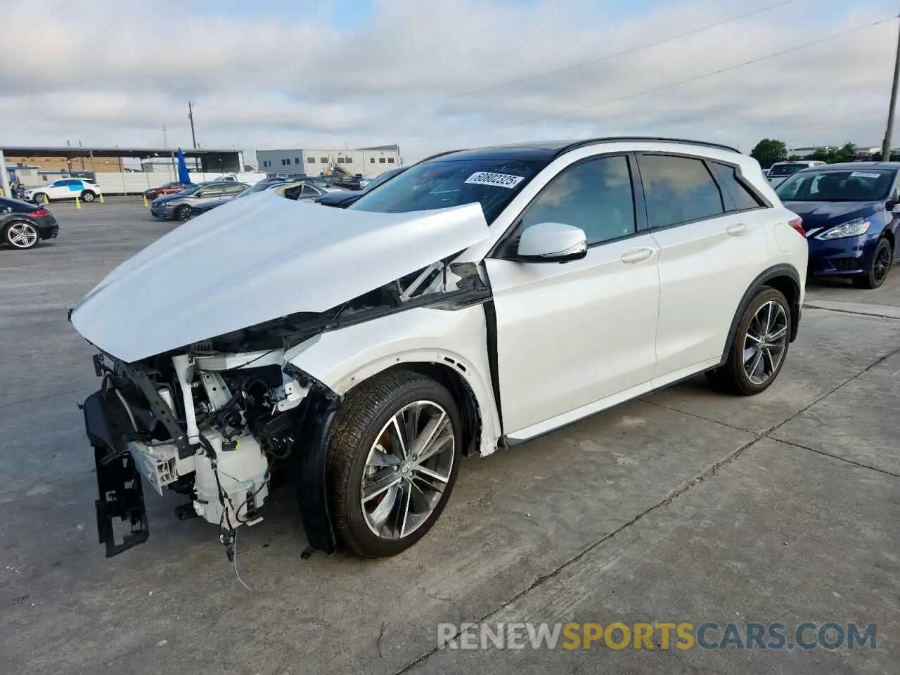 1 Photograph of a damaged car 3PCAJ5FA4PF113685 INFINITI QX50 SPORT 2023