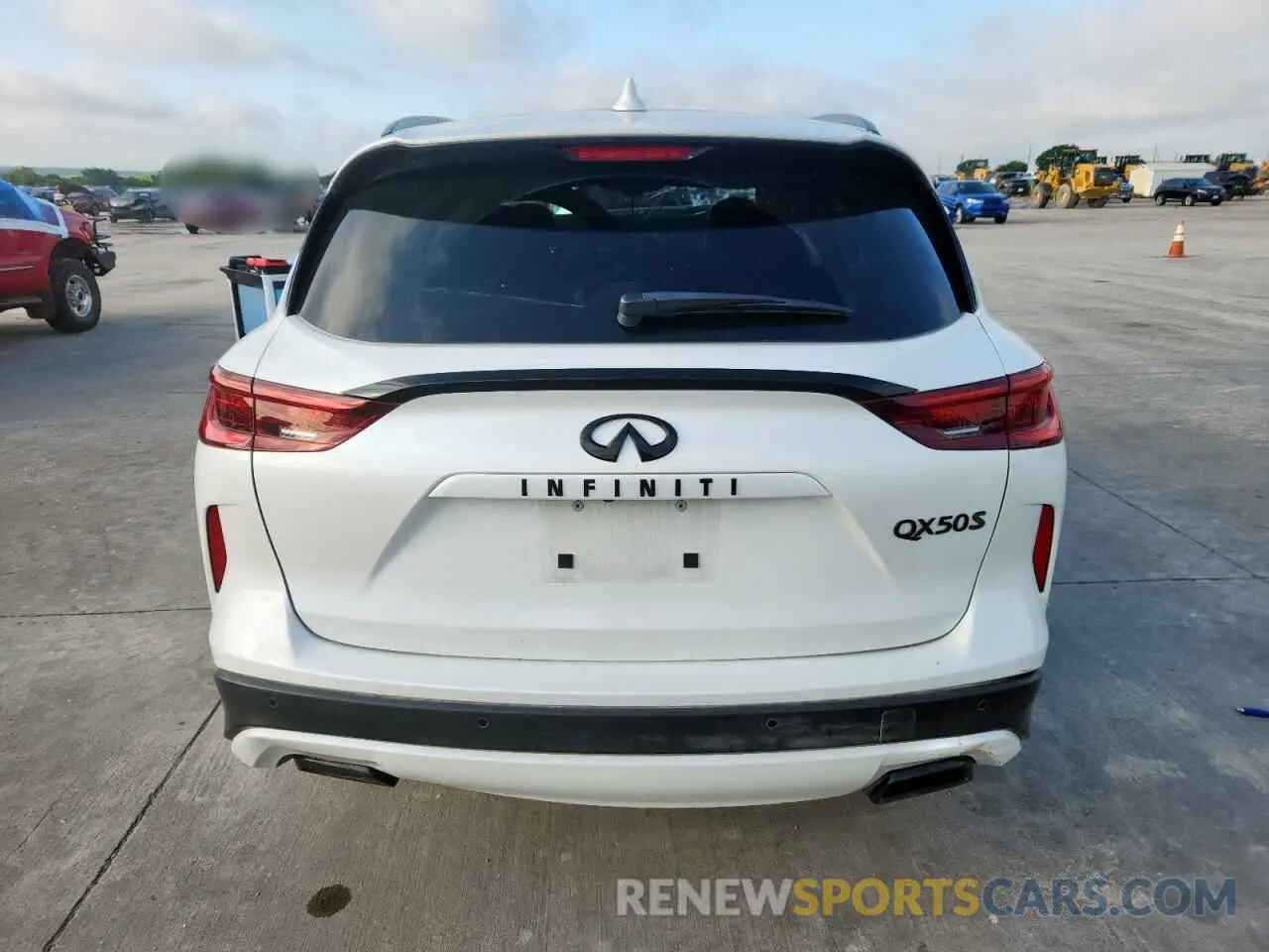 6 Photograph of a damaged car 3PCAJ5FA4PF113685 INFINITI QX50 SPORT 2023