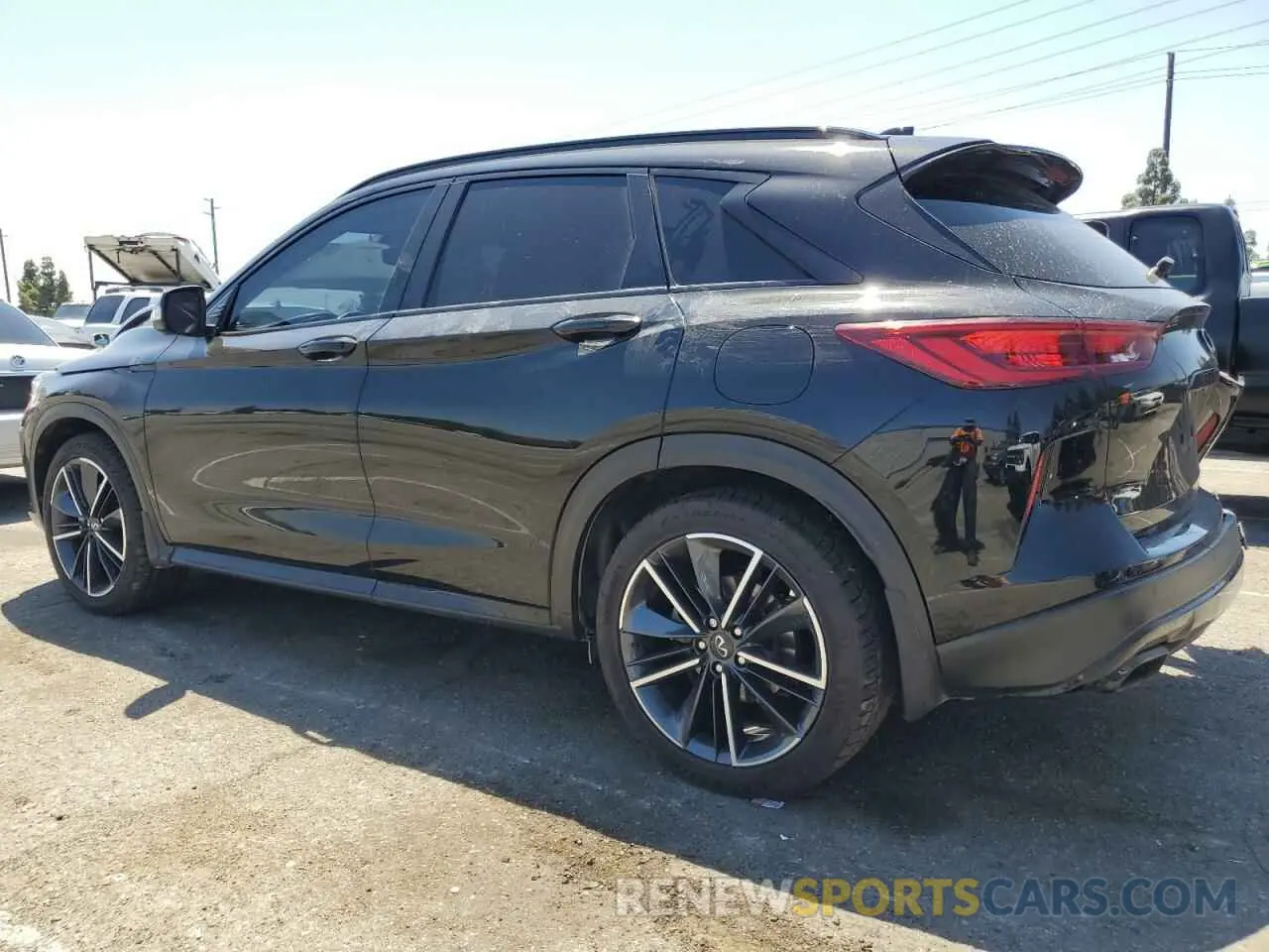 2 Photograph of a damaged car 3PCAJ5FA8PF116427 INFINITI QX50 SPORT 2023