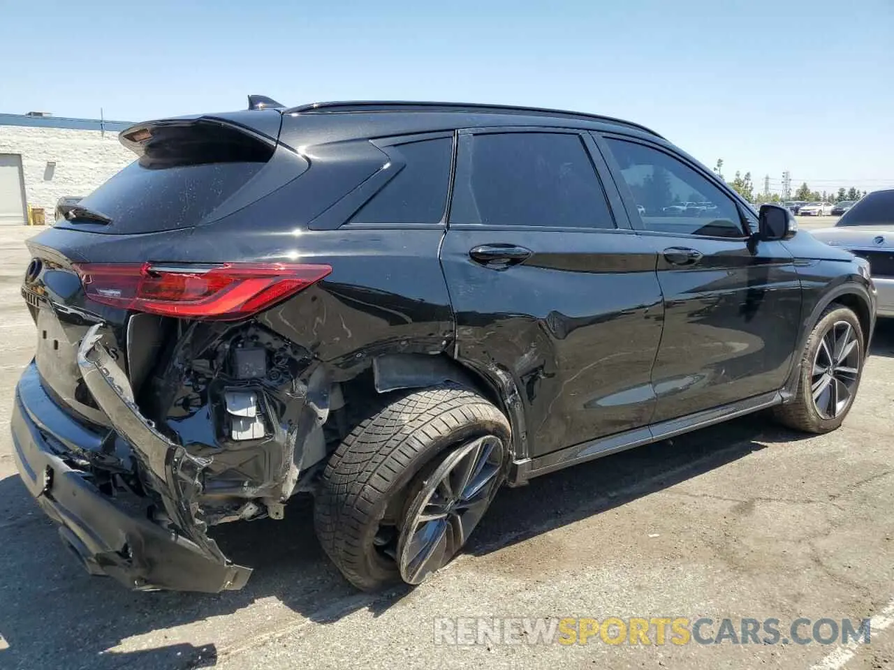 3 Photograph of a damaged car 3PCAJ5FA8PF116427 INFINITI QX50 SPORT 2023