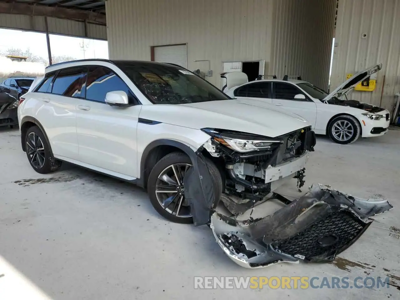 4 Photograph of a damaged car 3PCAJ5FAXPF117708 INFINITI QX50 SPORT 2023