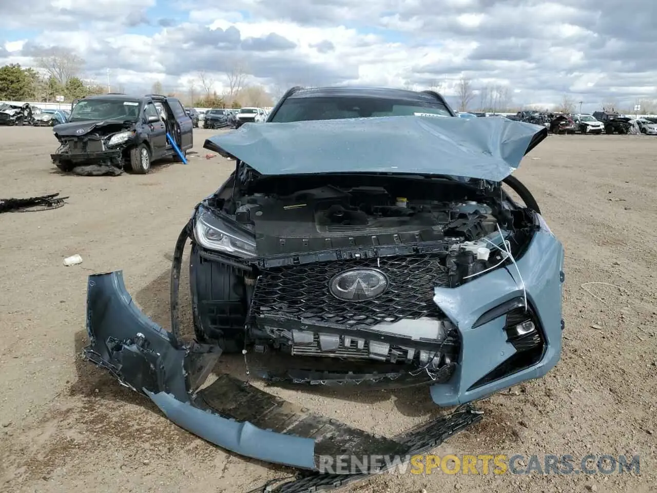 5 Photograph of a damaged car 3PCAJ5FB1PF123776 INFINITI QX50 SPORT 2023