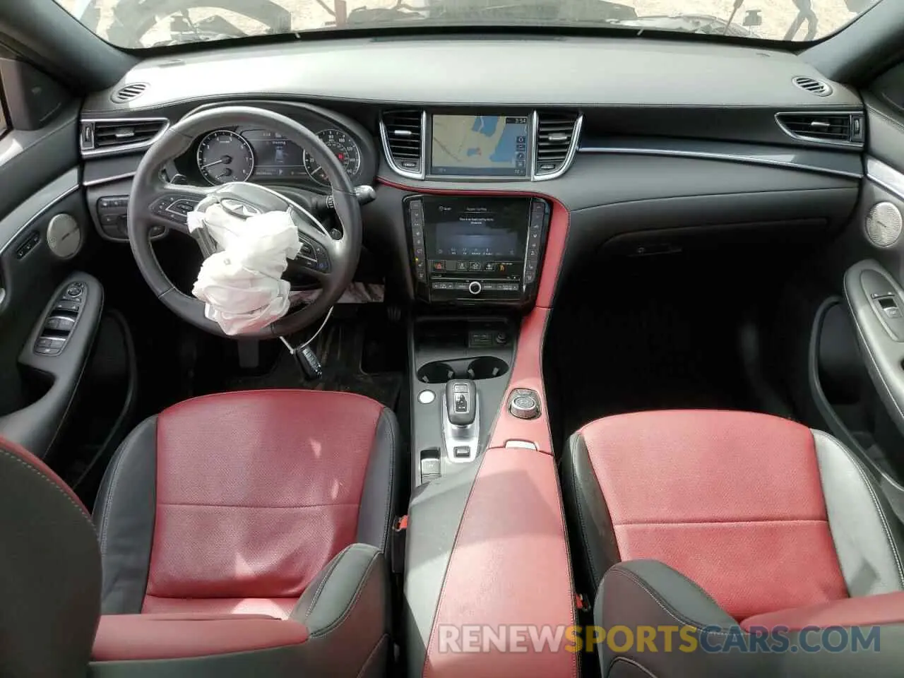 8 Photograph of a damaged car 3PCAJ5FB1PF123776 INFINITI QX50 SPORT 2023
