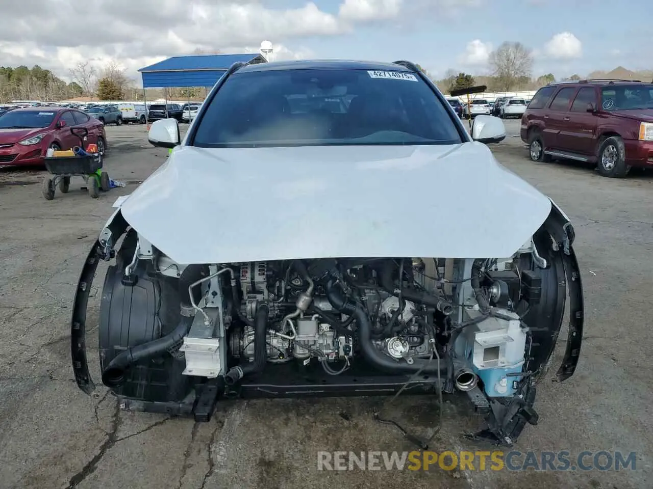 5 Photograph of a damaged car 3PCAJ5FBXPF116101 INFINITI QX50 SPORT 2023