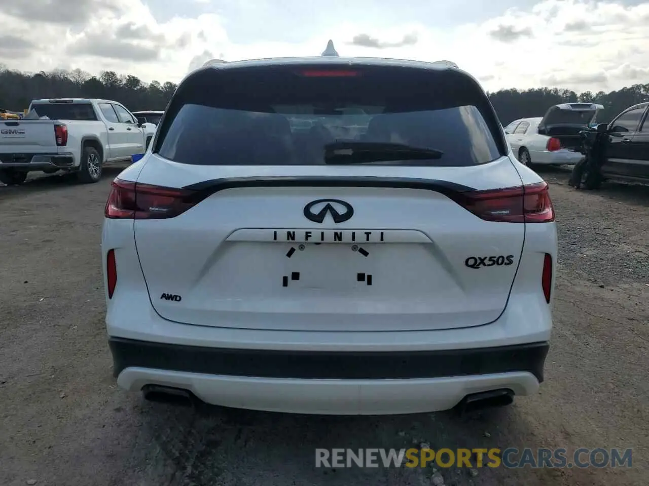 6 Photograph of a damaged car 3PCAJ5FBXPF116101 INFINITI QX50 SPORT 2023