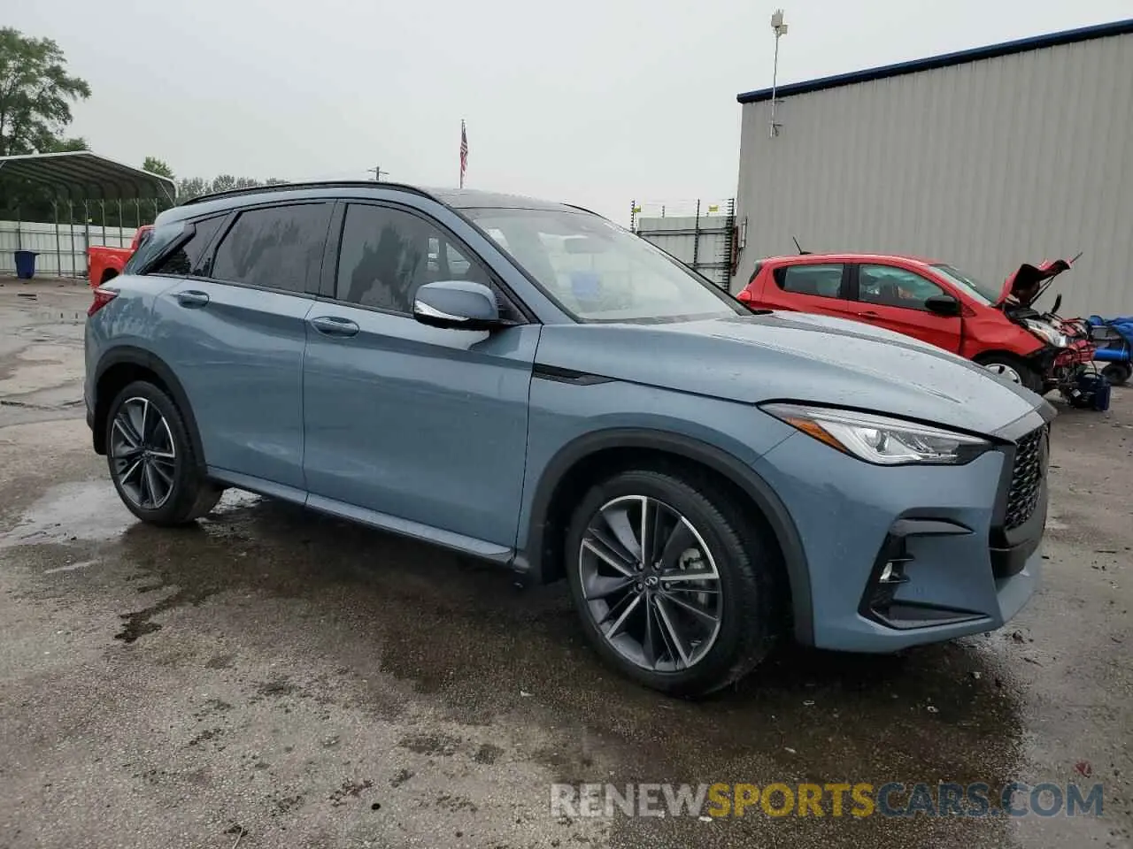 4 Photograph of a damaged car 3PCAJ5FA0RF102170 INFINITI QX50 SPORT 2024