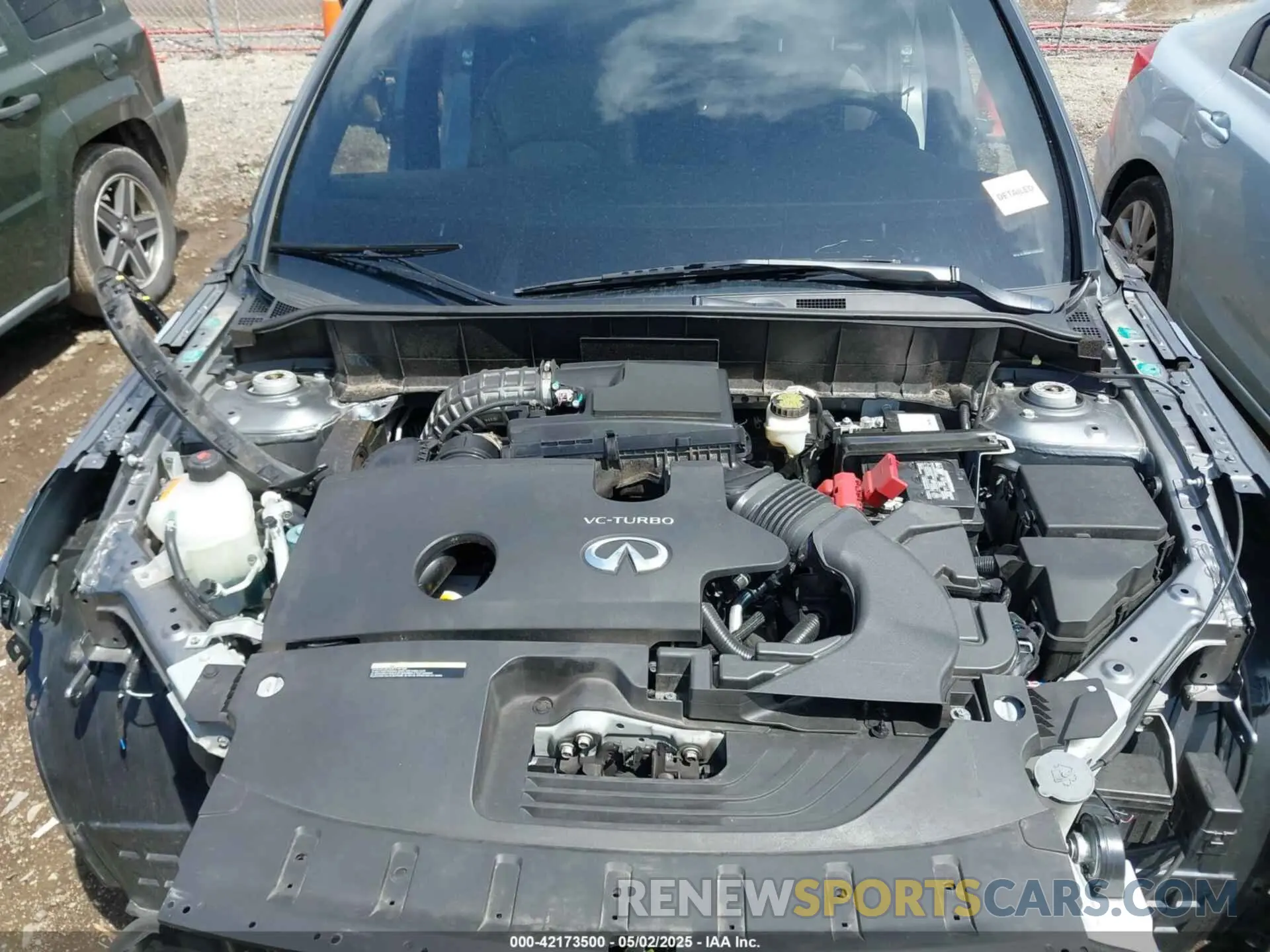 10 Photograph of a damaged car 3PCAJ5J30NF103144 INFINITI QX55 2022