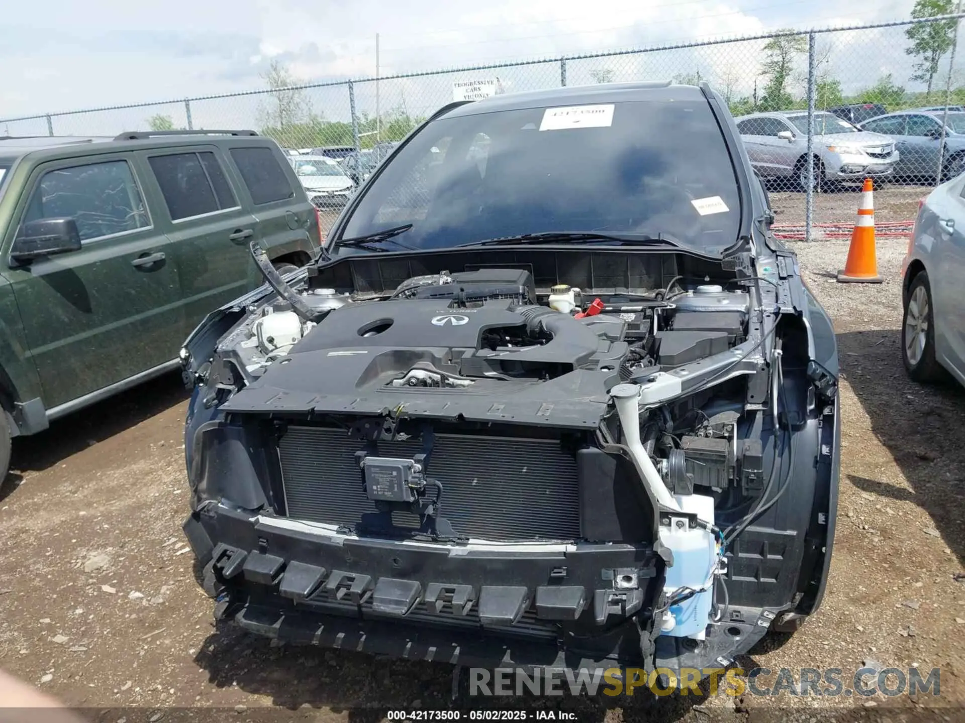 12 Photograph of a damaged car 3PCAJ5J30NF103144 INFINITI QX55 2022