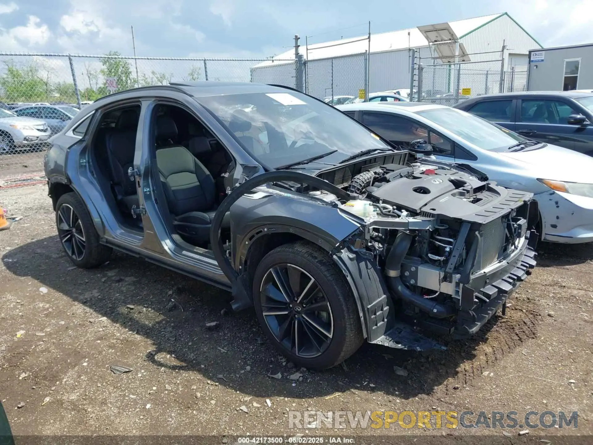 6 Photograph of a damaged car 3PCAJ5J30NF103144 INFINITI QX55 2022