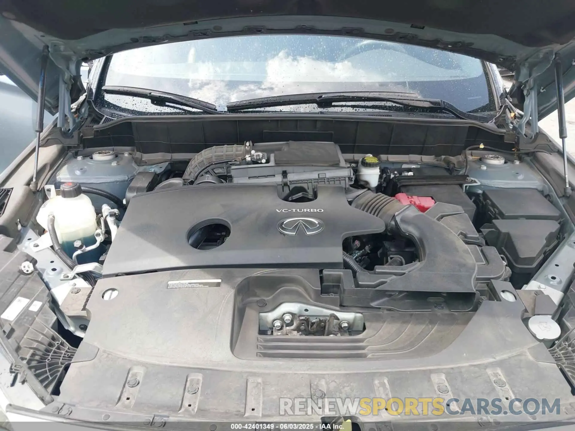 10 Photograph of a damaged car 3PCAJ5K34NF102027 INFINITI QX55 2022
