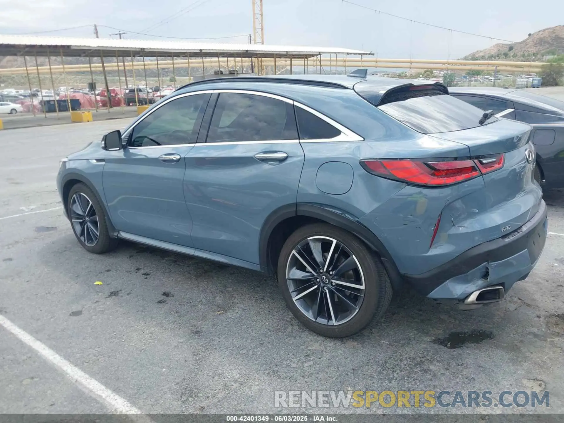 3 Photograph of a damaged car 3PCAJ5K34NF102027 INFINITI QX55 2022