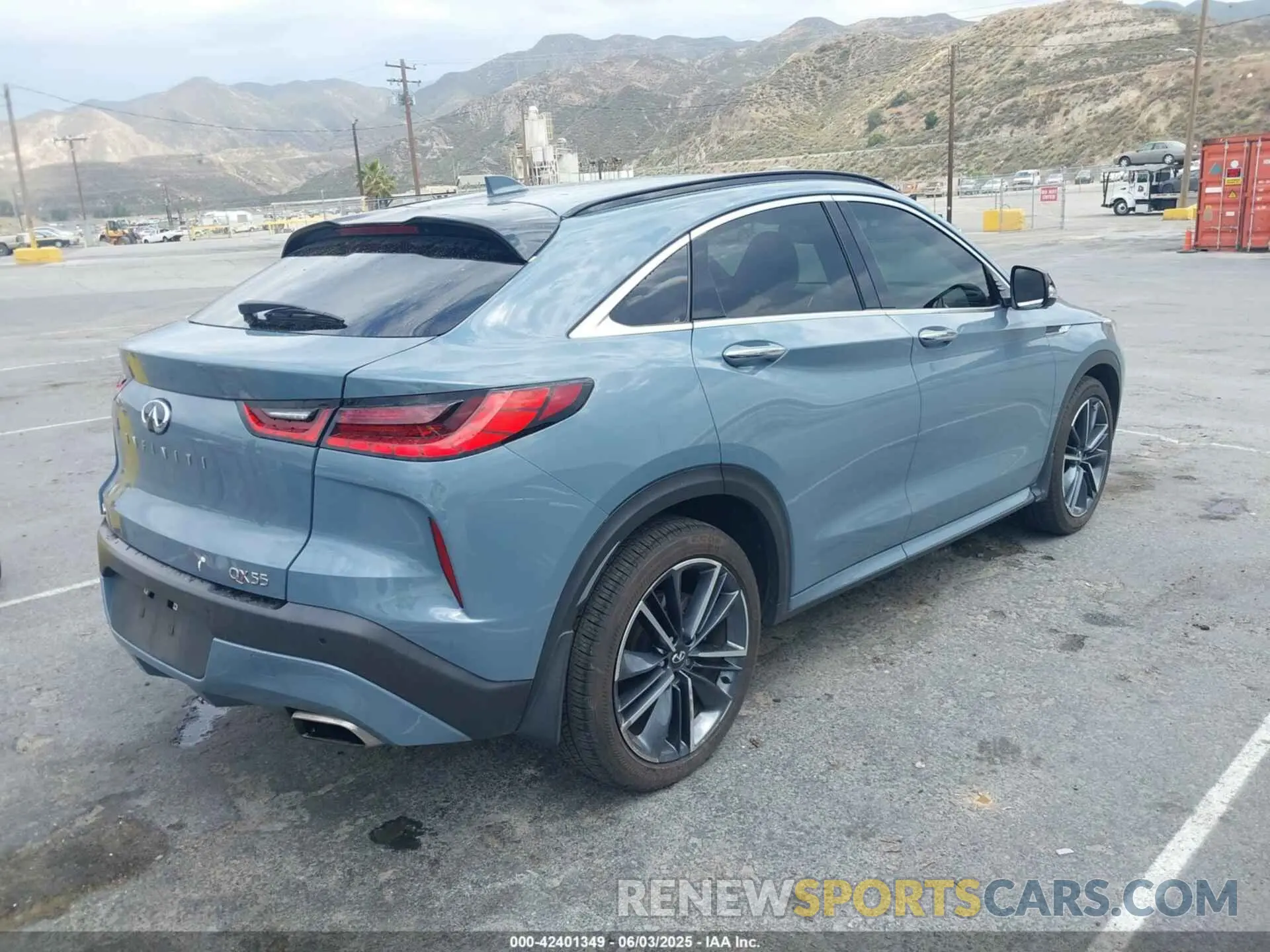4 Photograph of a damaged car 3PCAJ5K34NF102027 INFINITI QX55 2022