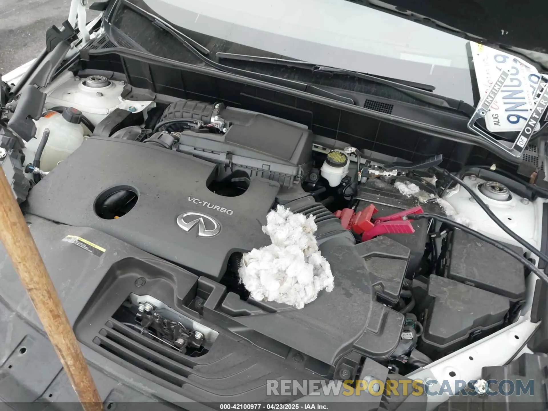 10 Photograph of a damaged car 3PCAJ5K3XNF101092 INFINITI QX55 2022