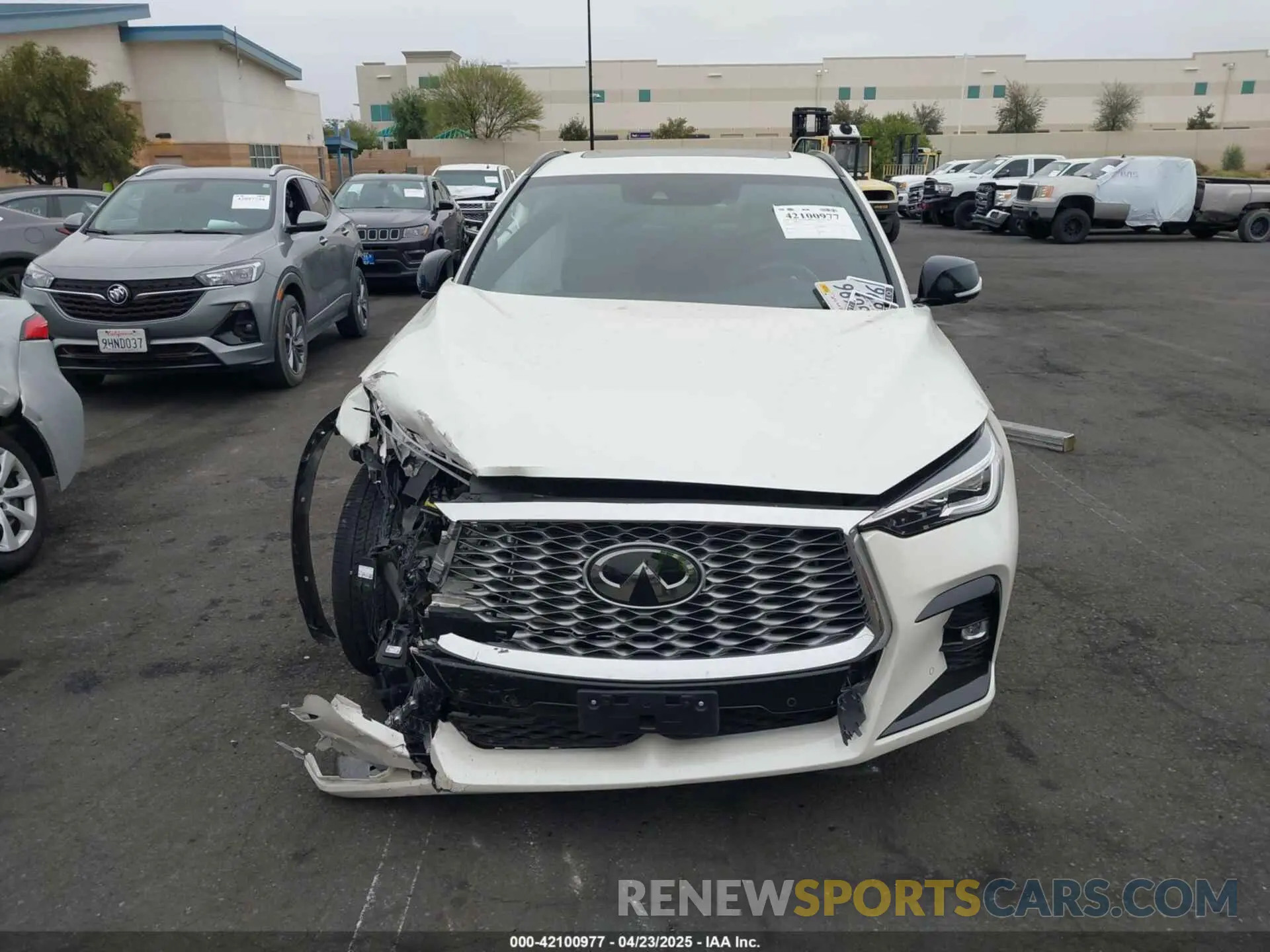 13 Photograph of a damaged car 3PCAJ5K3XNF101092 INFINITI QX55 2022