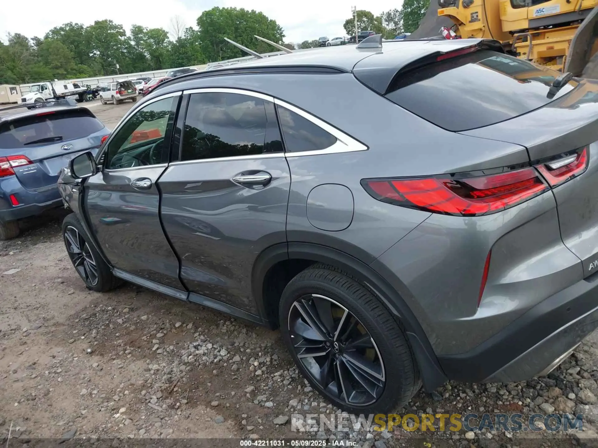 14 Photograph of a damaged car 3PCAJ5L39NF103964 INFINITI QX55 2022