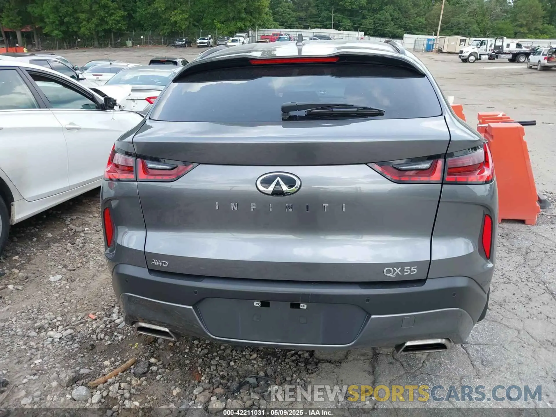 16 Photograph of a damaged car 3PCAJ5L39NF103964 INFINITI QX55 2022