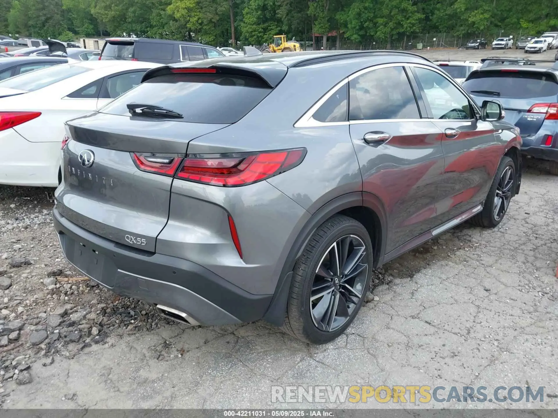 4 Photograph of a damaged car 3PCAJ5L39NF103964 INFINITI QX55 2022