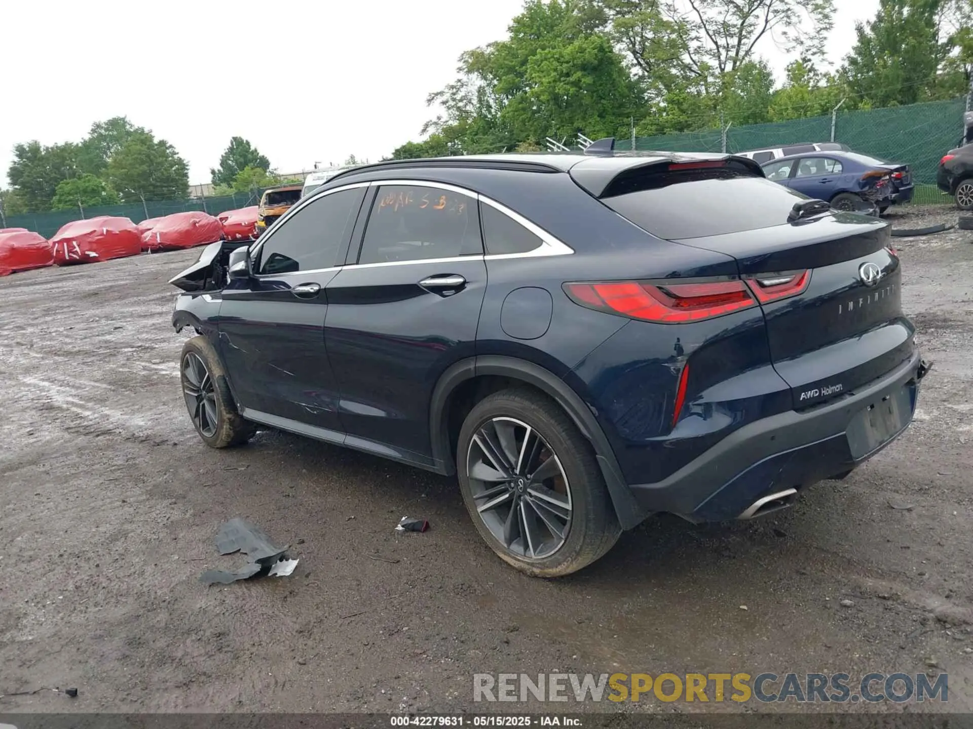 3 Photograph of a damaged car 3PCAJ5JR5PF107293 INFINITI QX55 2023