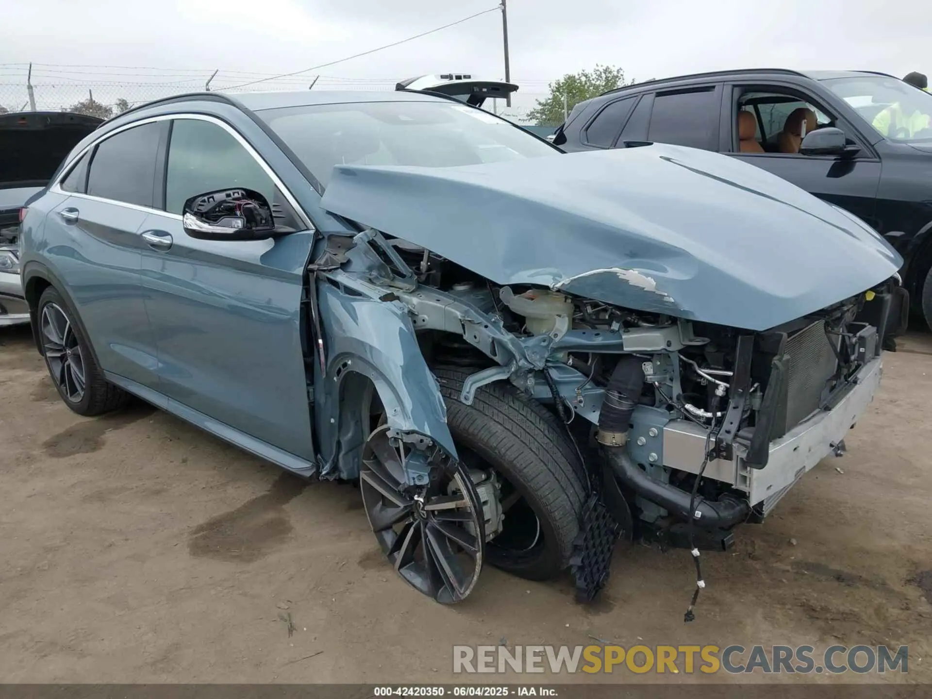 1 Photograph of a damaged car 3PCAJ5JR5PF124353 INFINITI QX55 2023