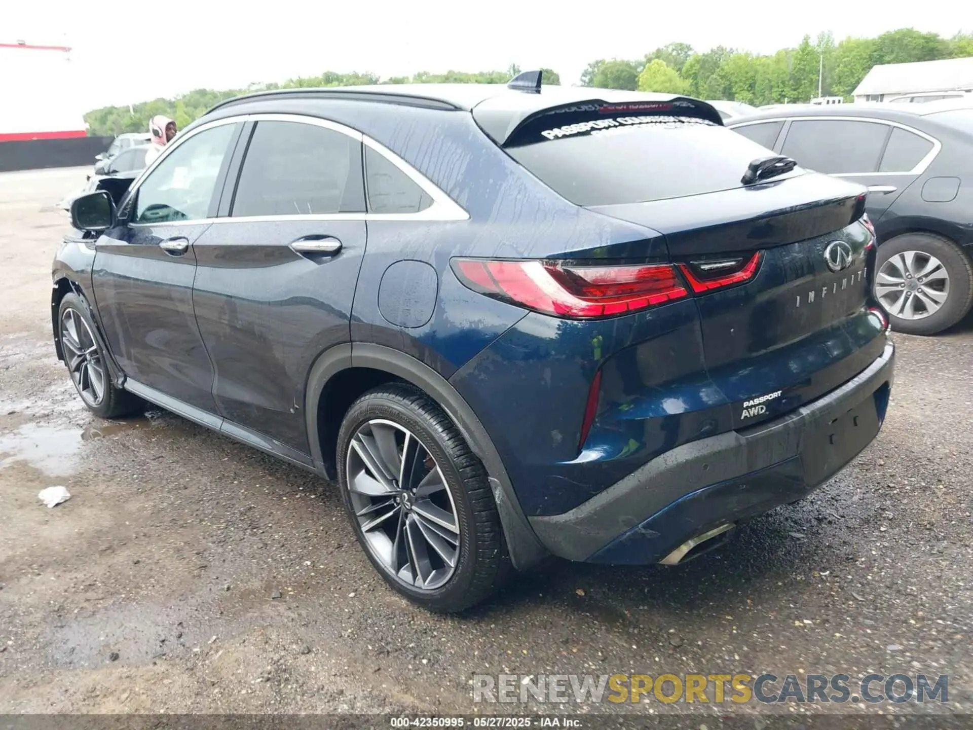 3 Photograph of a damaged car 3PCAJ5JR4SF100585 INFINITI QX55 2025