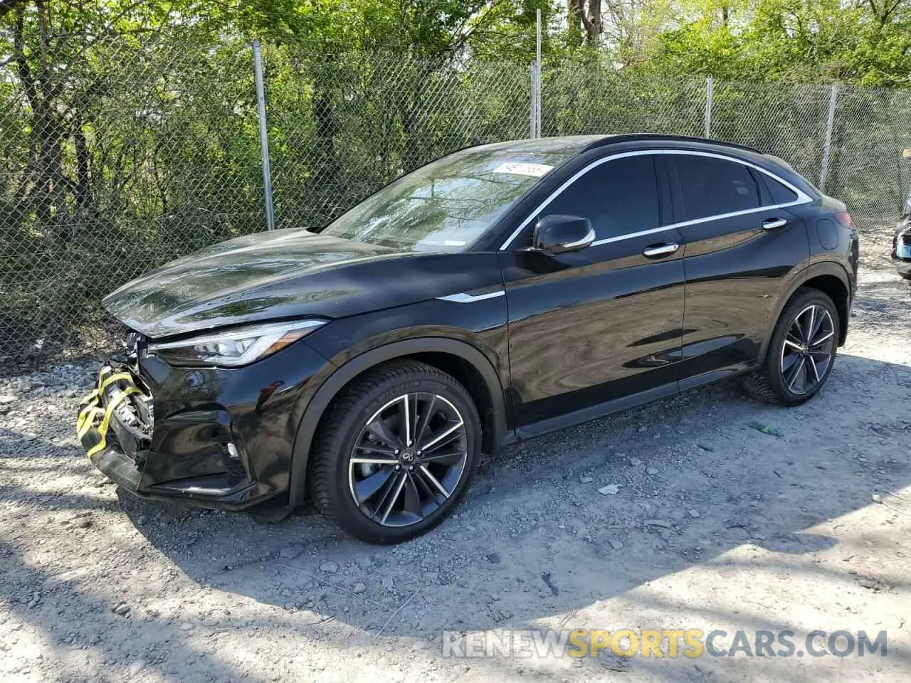 1 Photograph of a damaged car 3PCAJ5KR4PF109535 INFINITI QX55 ESSEN 2023