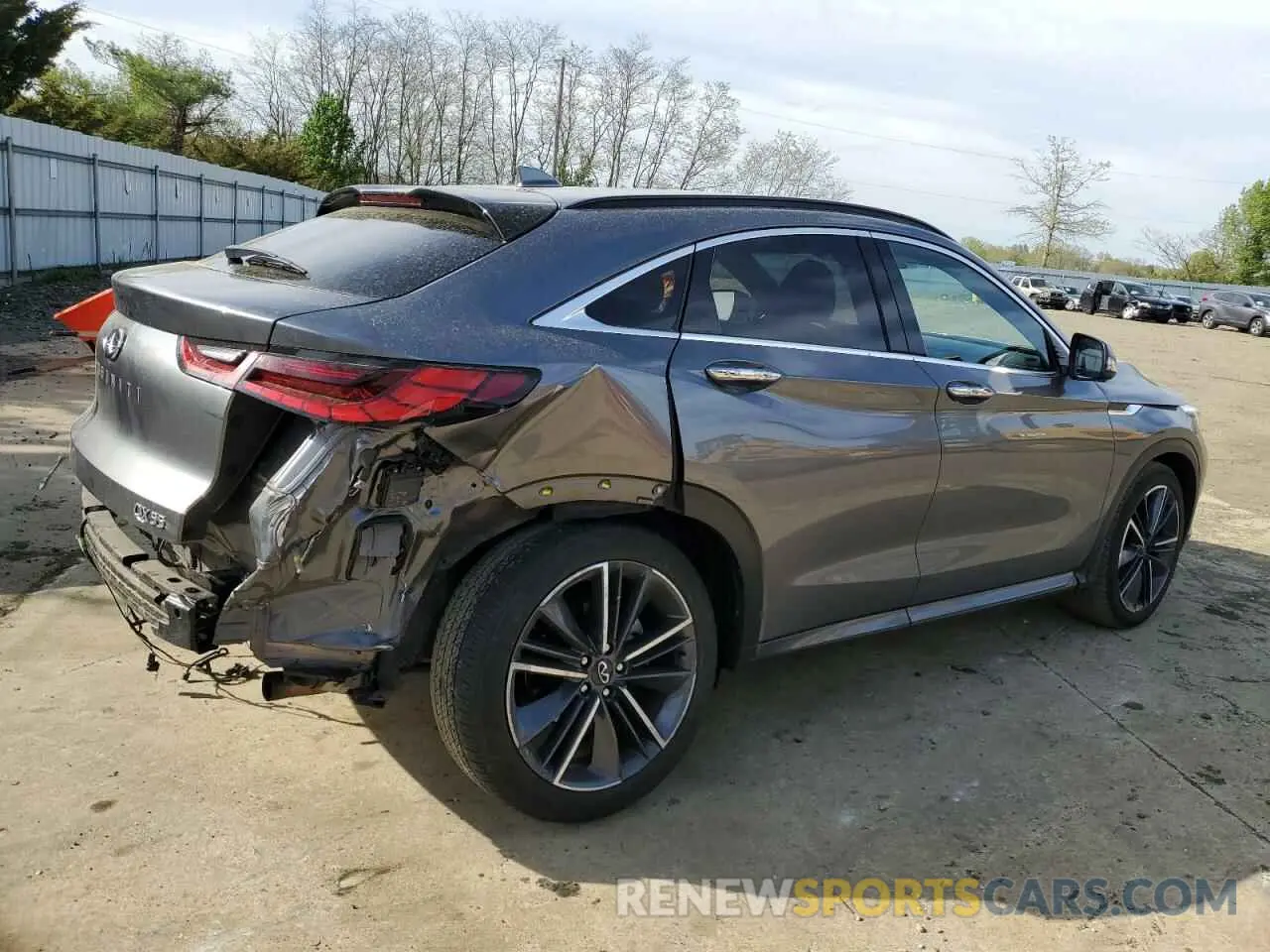 3 Photograph of a damaged car 3PCAJ5KR9PF102225 INFINITI QX55 ESSEN 2023