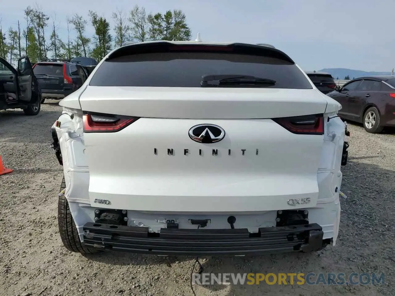 6 Photograph of a damaged car 3PCAJ5KRXSF100301 INFINITI QX55 ESSEN 2025