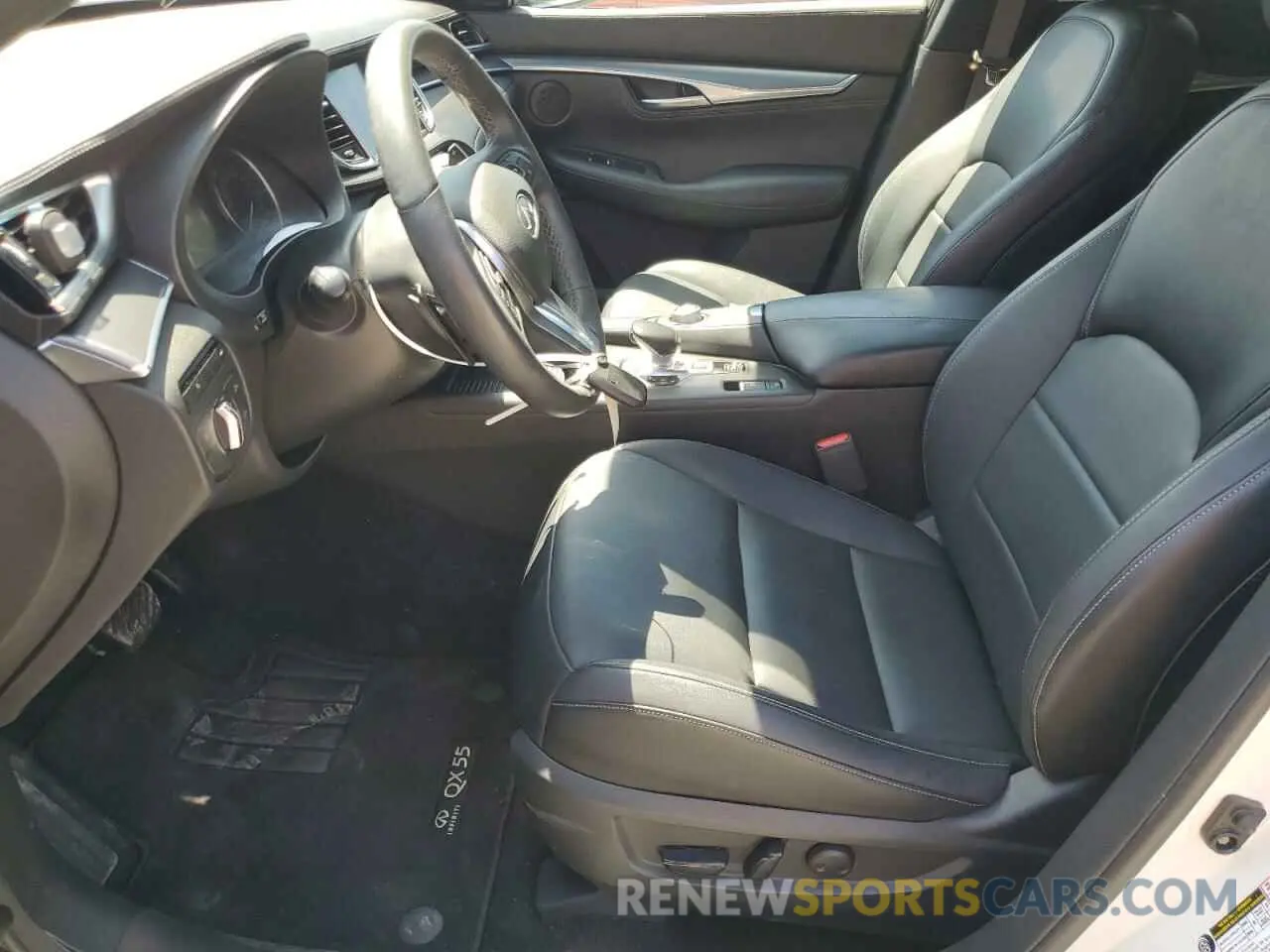 7 Photograph of a damaged car 3PCAJ5J34NF103809 INFINITI QX55 LUXE 2022