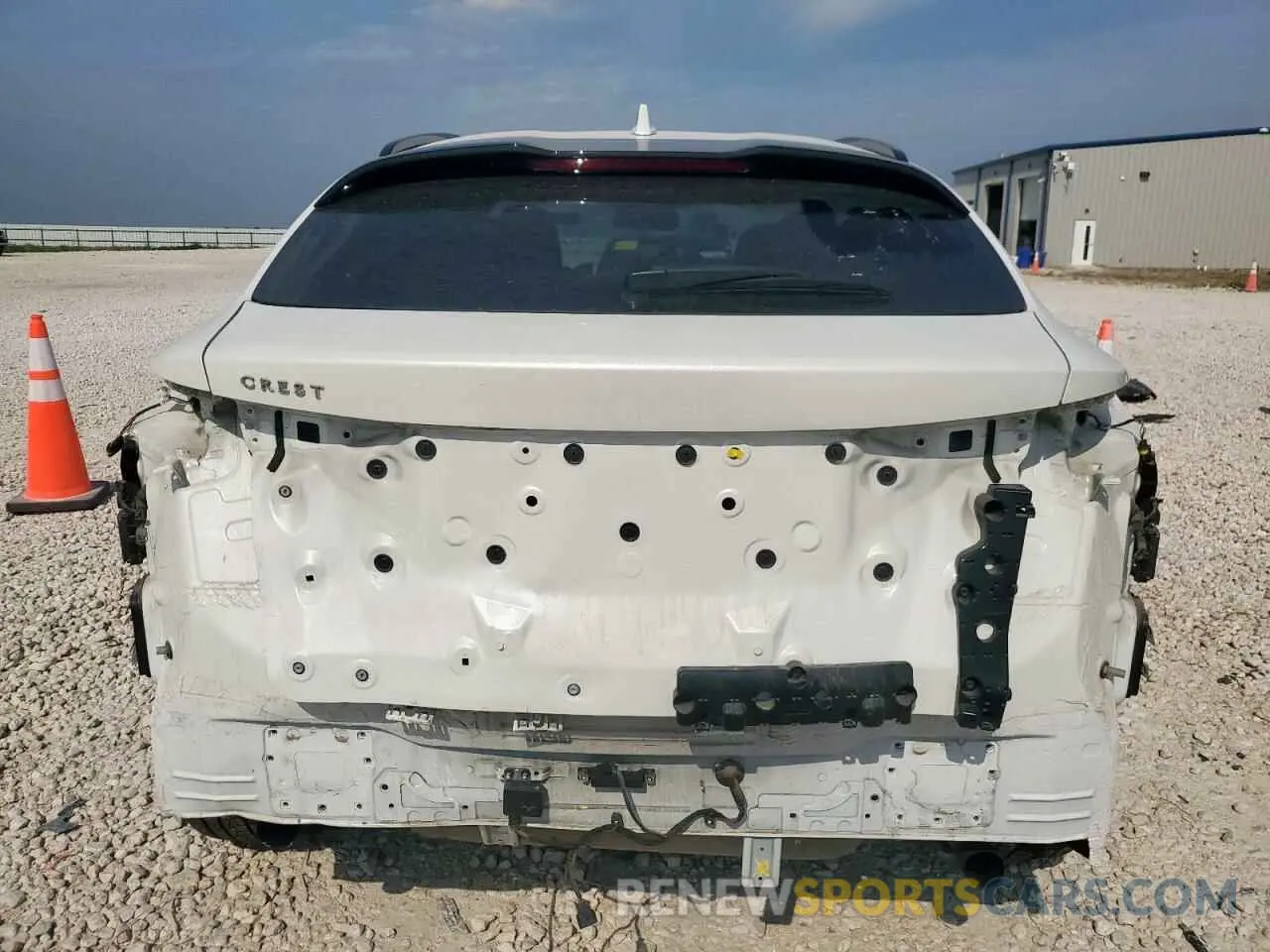 6 Photograph of a damaged car 3PCAJ5J38NF104137 INFINITI QX55 LUXE 2022