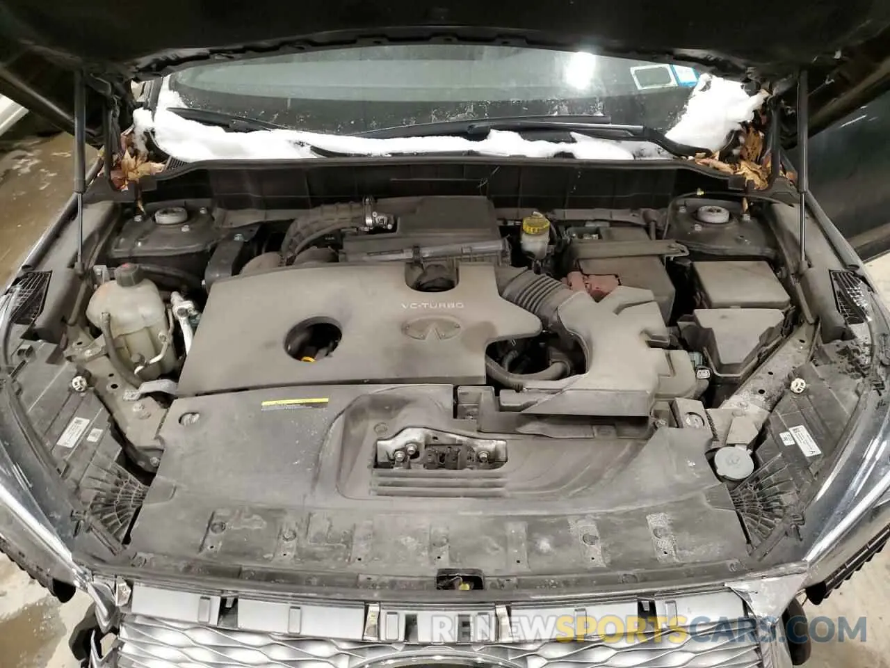 11 Photograph of a damaged car 3PCAJ5J39NF106026 INFINITI QX55 LUXE 2022