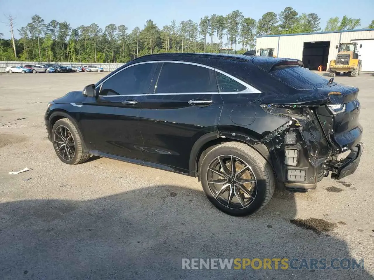2 Photograph of a damaged car 3PCAJ5JR3PF106854 INFINITI QX55 LUXE 2023