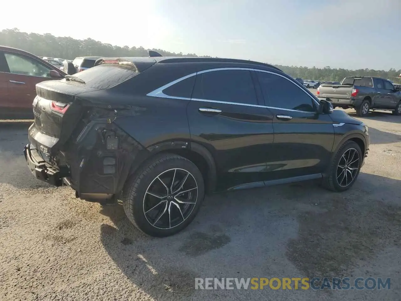 3 Photograph of a damaged car 3PCAJ5JR3PF106854 INFINITI QX55 LUXE 2023