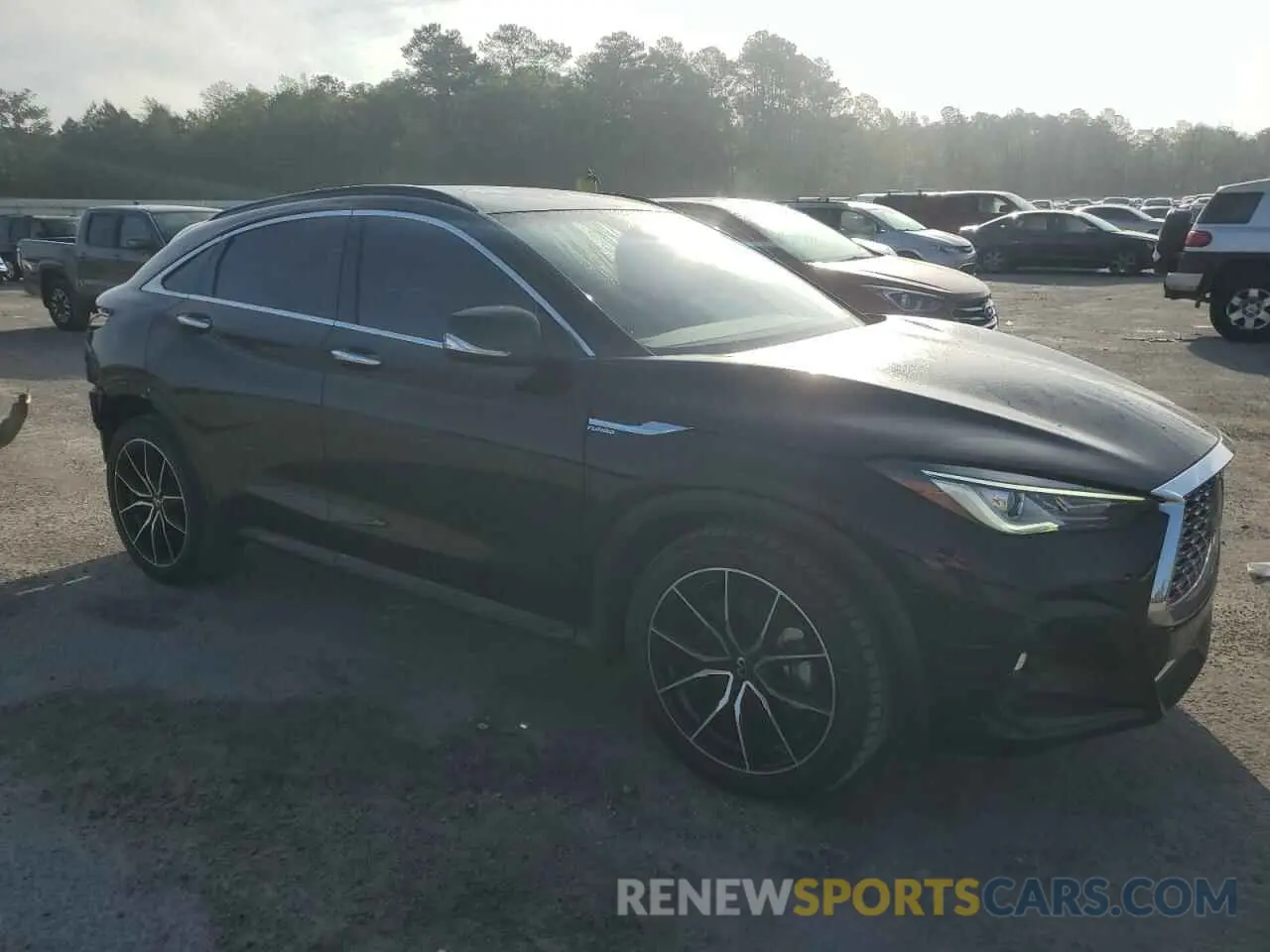 4 Photograph of a damaged car 3PCAJ5JR3PF106854 INFINITI QX55 LUXE 2023