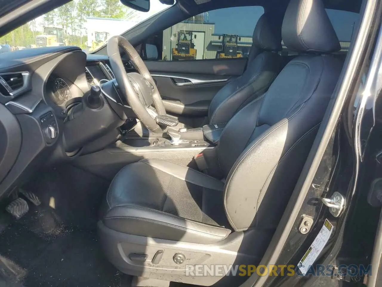 7 Photograph of a damaged car 3PCAJ5JR3PF106854 INFINITI QX55 LUXE 2023