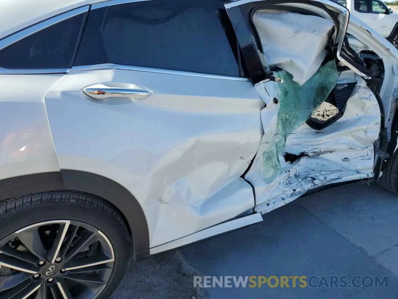 11 Photograph of a damaged car 3PCAJ5JR4PF118379 INFINITI QX55 LUXE 2023