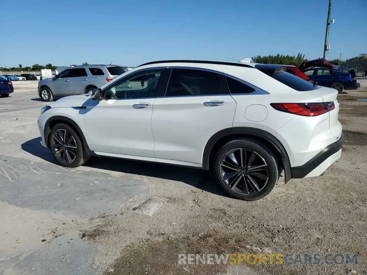 2 Photograph of a damaged car 3PCAJ5JR4PF118379 INFINITI QX55 LUXE 2023