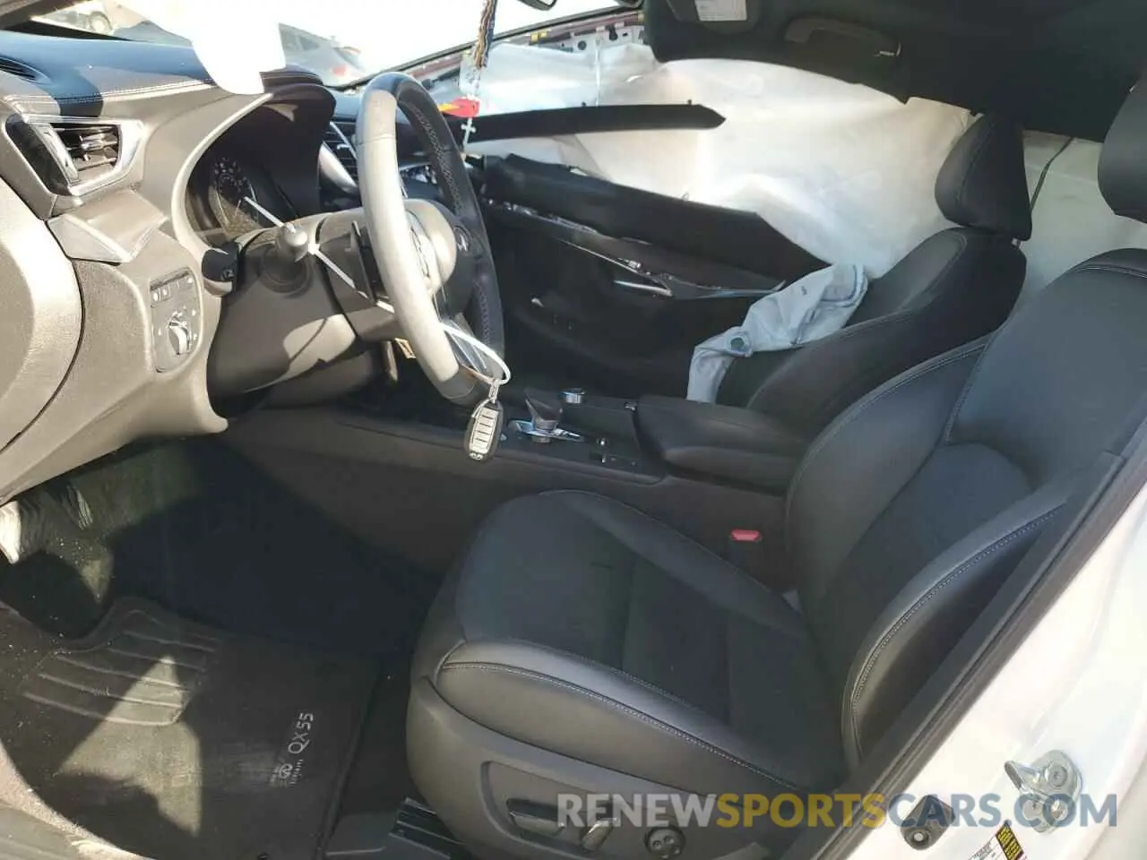 7 Photograph of a damaged car 3PCAJ5JR4PF118379 INFINITI QX55 LUXE 2023