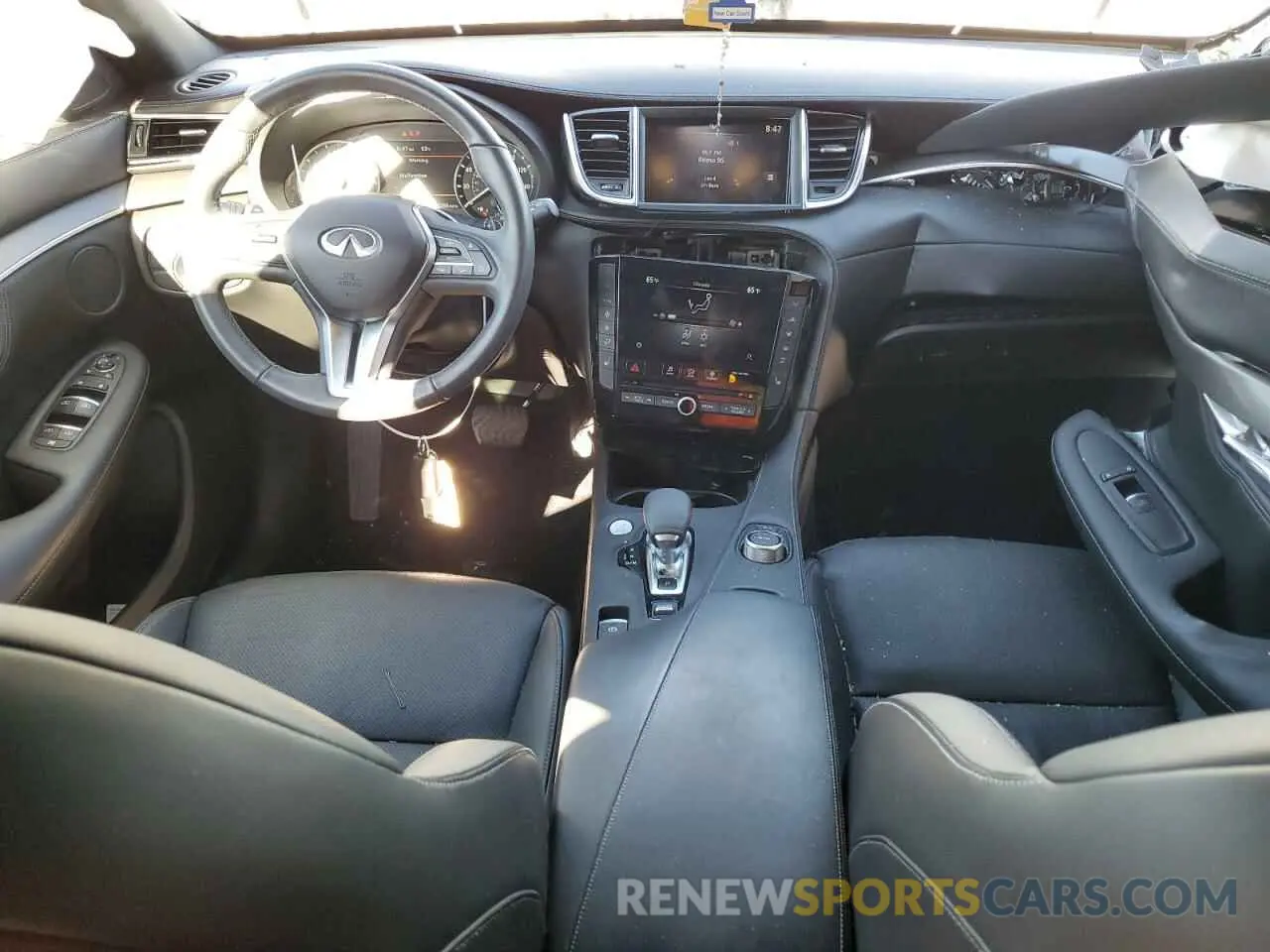 8 Photograph of a damaged car 3PCAJ5JR4PF118379 INFINITI QX55 LUXE 2023