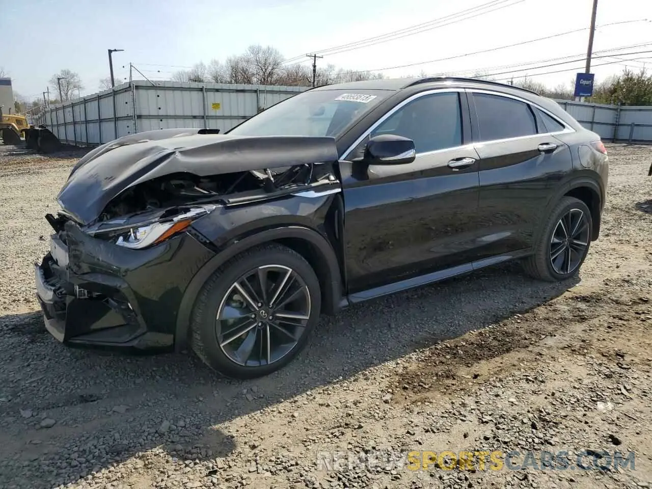 1 Photograph of a damaged car 3PCAJ5JR8PF104050 INFINITI QX55 LUXE 2023