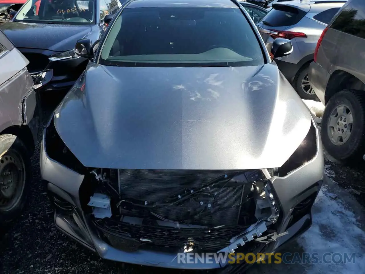 5 Photograph of a damaged car 3PCAJ5JR9PF118376 INFINITI QX55 LUXE 2023
