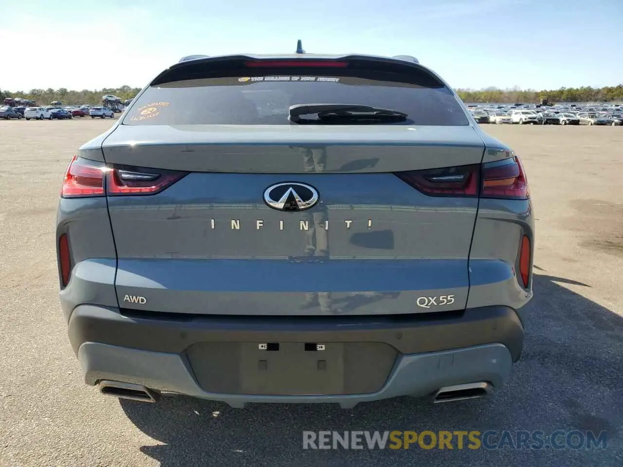 6 Photograph of a damaged car 3PCAJ5JR9PF118989 INFINITI QX55 LUXE 2023