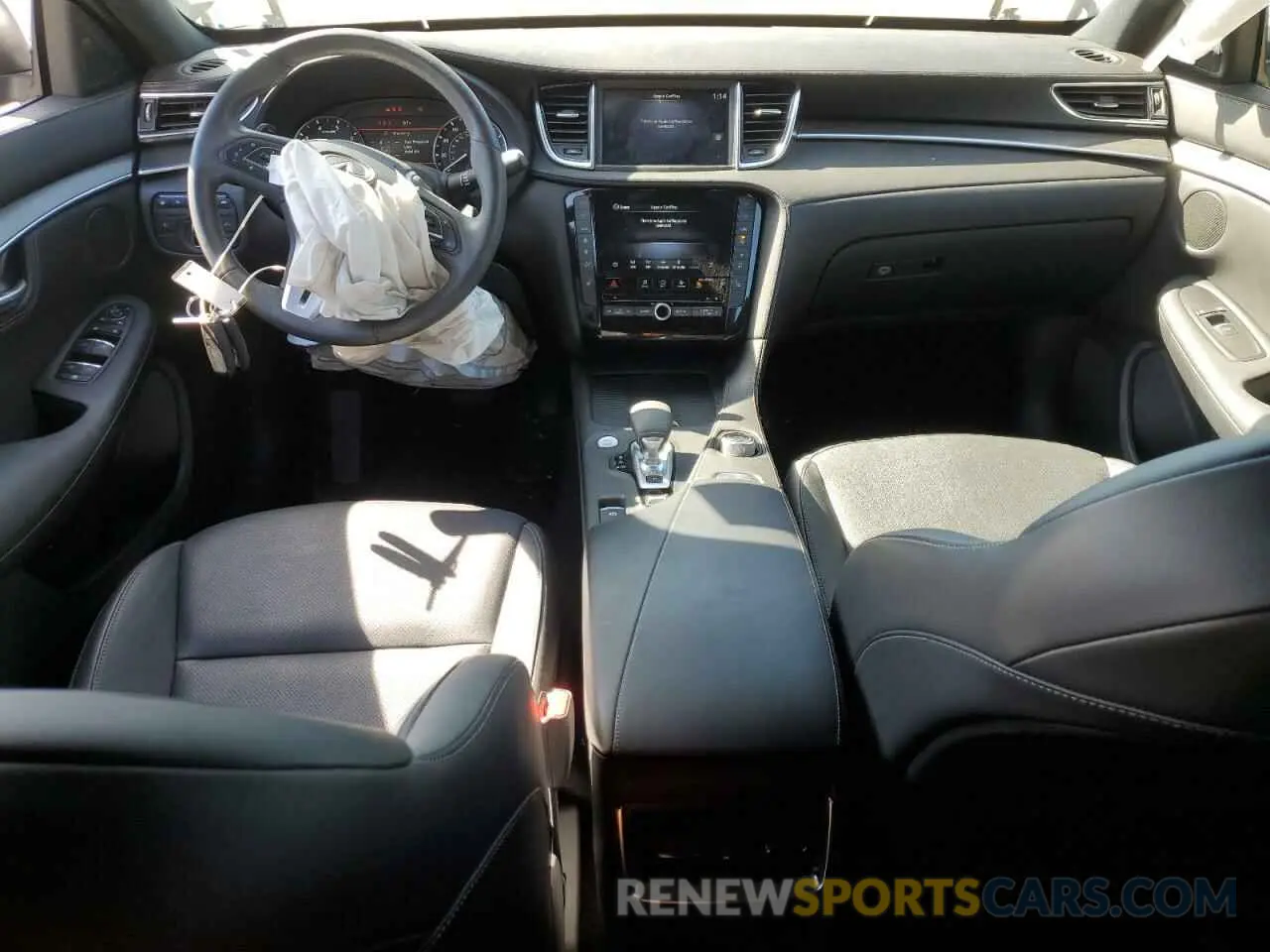 8 Photograph of a damaged car 3PCAJ5JR9PF118989 INFINITI QX55 LUXE 2023