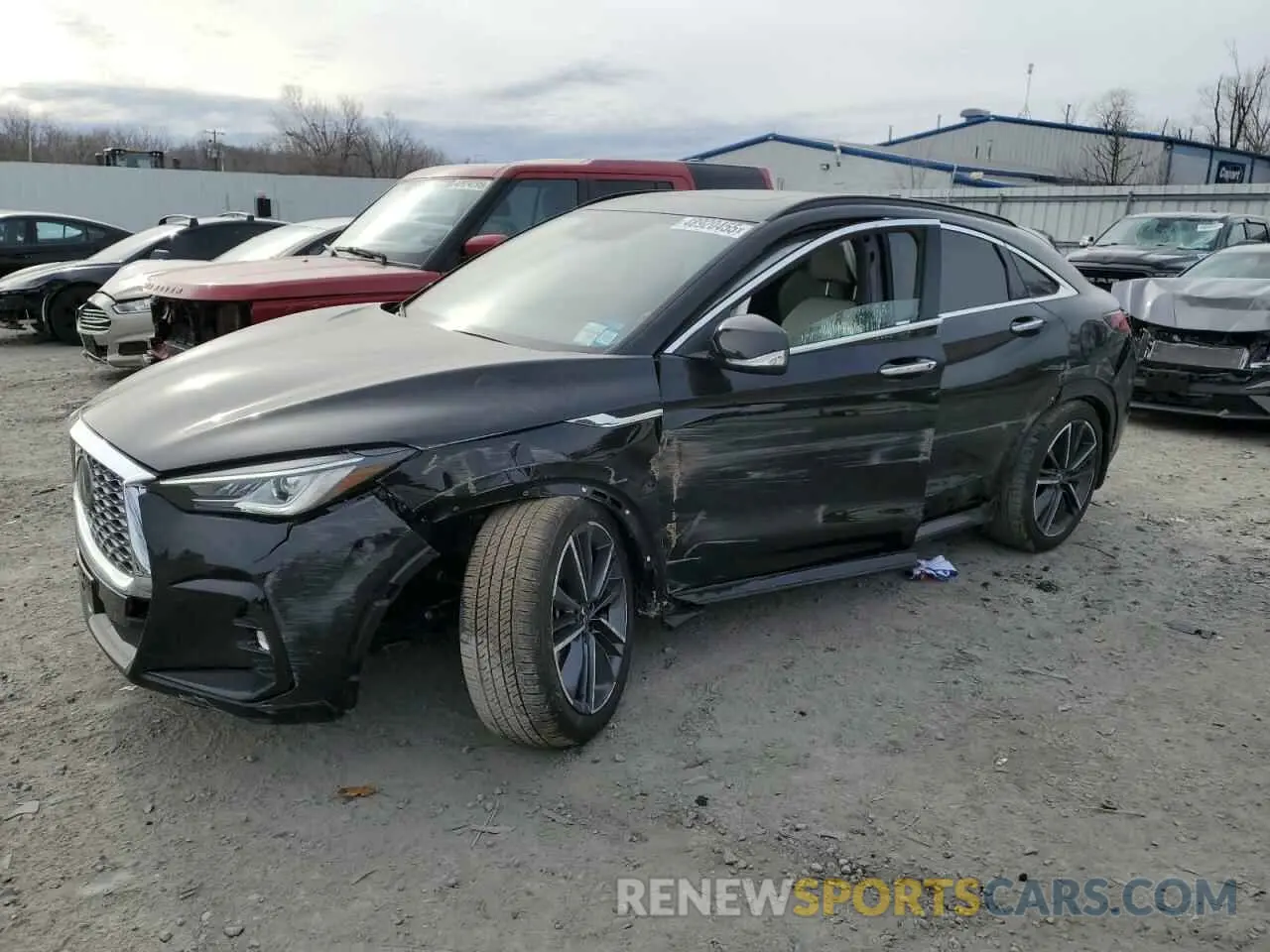 1 Photograph of a damaged car 3PCAJ5JR5RF110911 INFINITI QX55 LUXE 2024