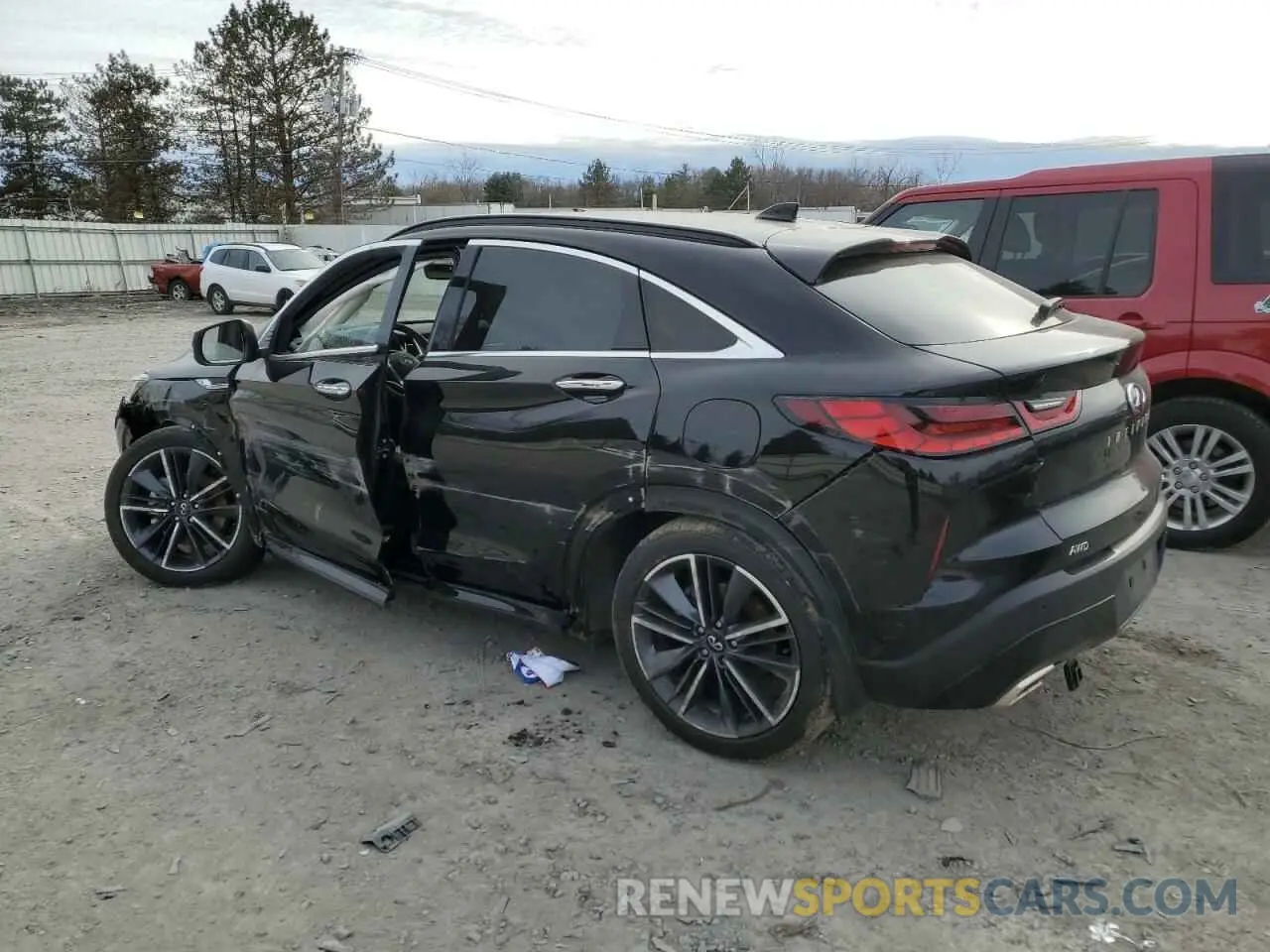 2 Photograph of a damaged car 3PCAJ5JR5RF110911 INFINITI QX55 LUXE 2024