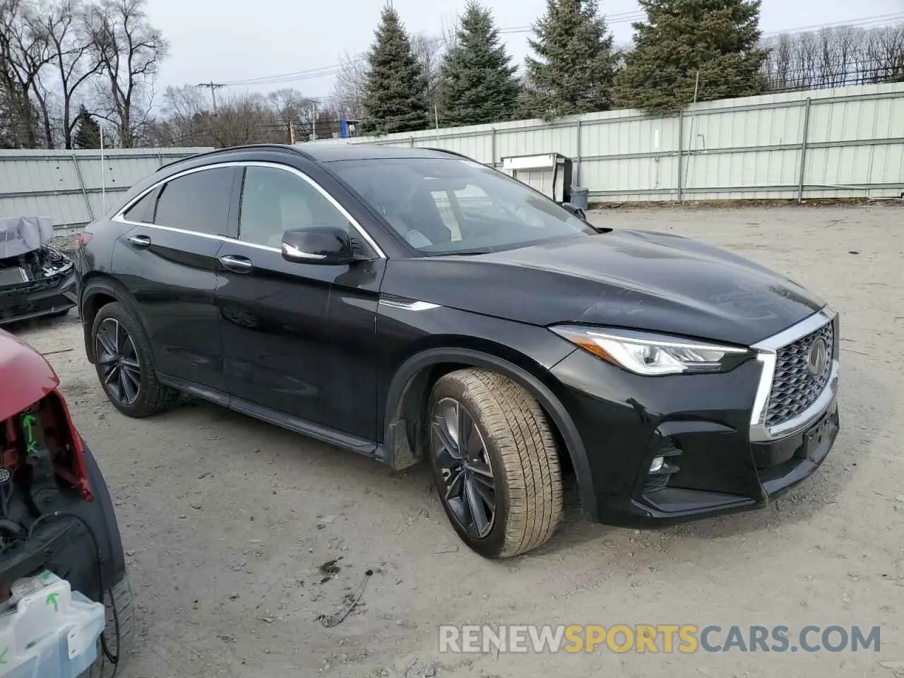 4 Photograph of a damaged car 3PCAJ5JR5RF110911 INFINITI QX55 LUXE 2024